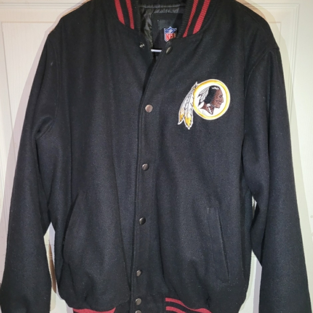 $$$ SOLD ATHLETICS REDSKIN VARSITY JACKET SIZE XL